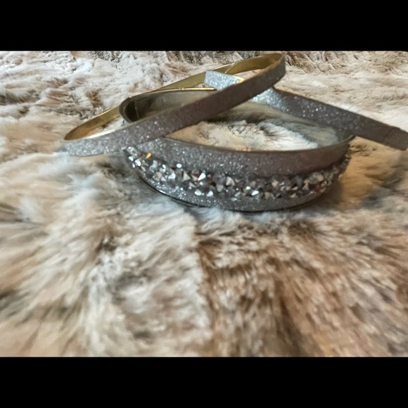 Plus Size 3 piece bangle set - Picture 2 of 2